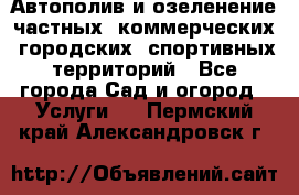 Автополив и озеленение частных, коммерческих, городских, спортивных территорий - Все города Сад и огород » Услуги   . Пермский край,Александровск г.